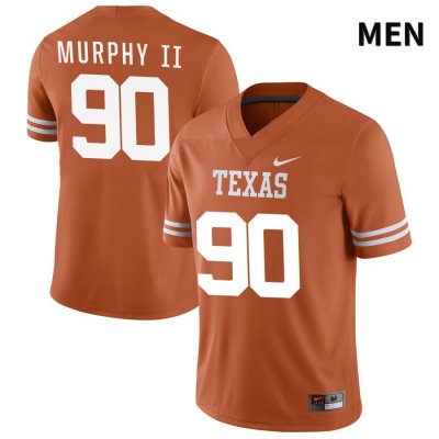 Texas Longhorns Men's #90 Byron Murphy II Authentic Orange NIL 2022 College Football Jersey AWL83P6K